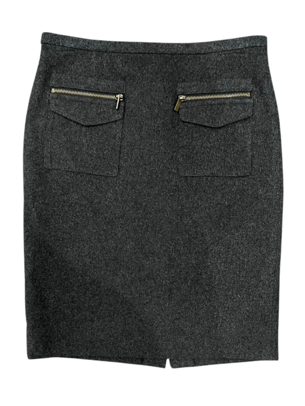 J.Crew Wool Pencil Skirt Charcoal Grey Size 0